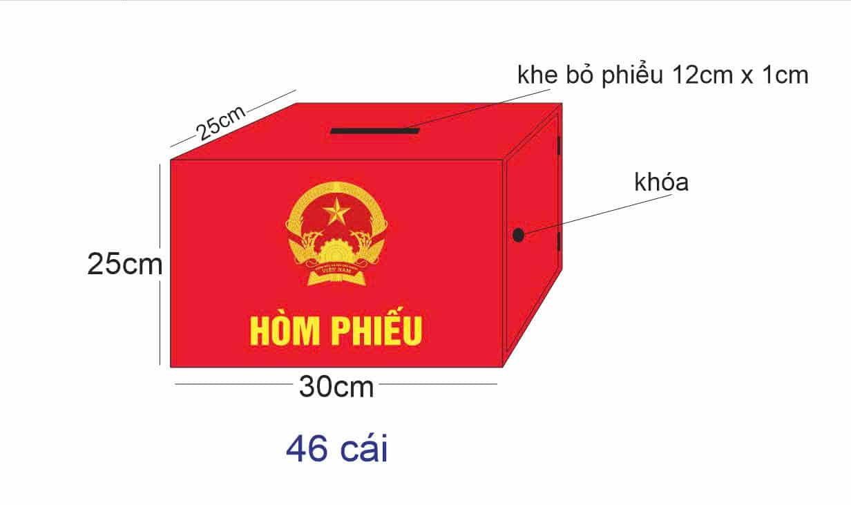 hòm bỏ phiếu bầu cử.2026